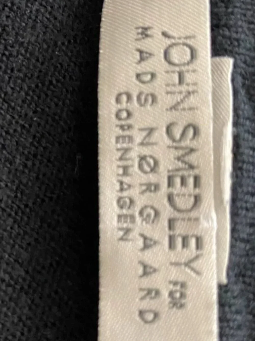 John Smedley x Mads Norgaard Cotton Argyle Knit Sweater